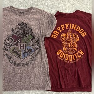 Harry Potter Men’s Graphic Tee Shirts Medium Set of 2 Short Sleeve Character